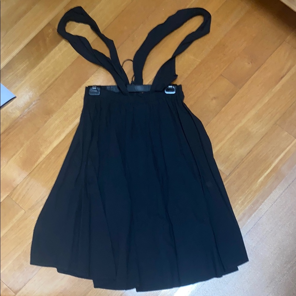 Black Suspender Skirt